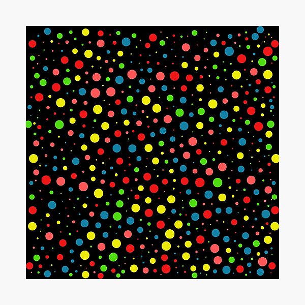 Item preview, multicolor polka dots pattern designed and sold by cutecrazytshirt.