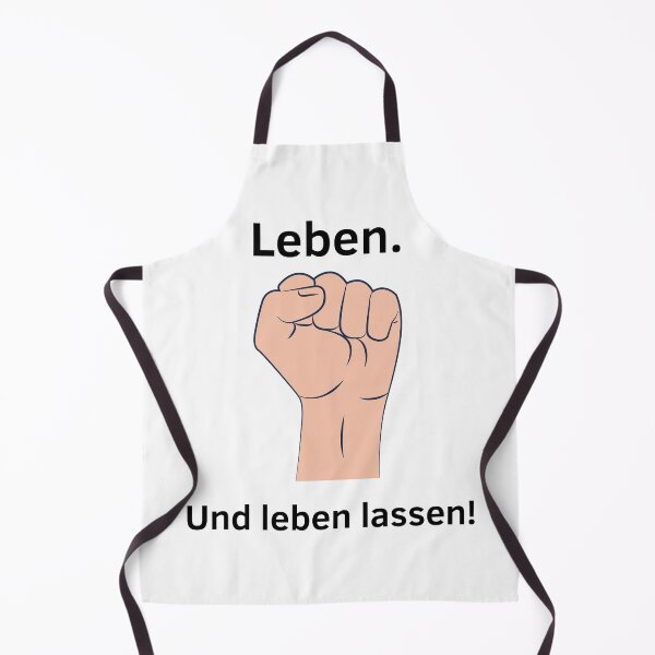 Item preview, Leben und leben lassen Faust mit Schriftzug designed and sold by Aedrikan.