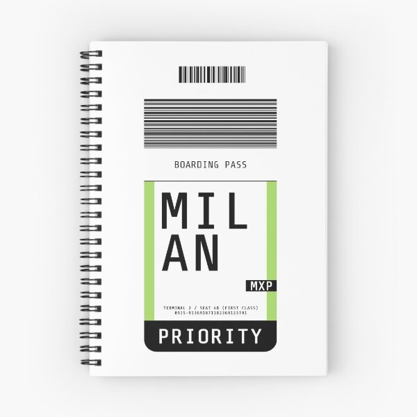 Item preview, Milan Boarding Pass MXP designed and sold by lukassfr.