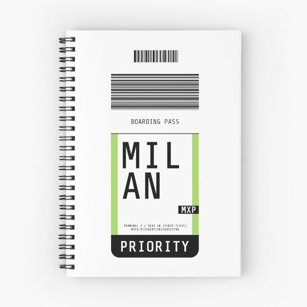Item preview, Milan Boarding Pass MXP designed and sold by lukassfr.