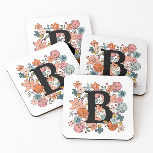 Item preview, B Illustrated Floral Letter designed and sold by gabrielleneil.