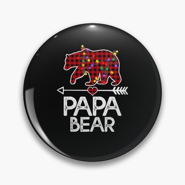 Item preview, Red Buffalo Plaid Papa Bear Christmas Pajama designed and sold by Nguyenhaithanh.