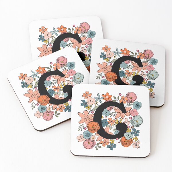 Item preview, C Illustrated Floral Letter designed and sold by gabrielleneil.