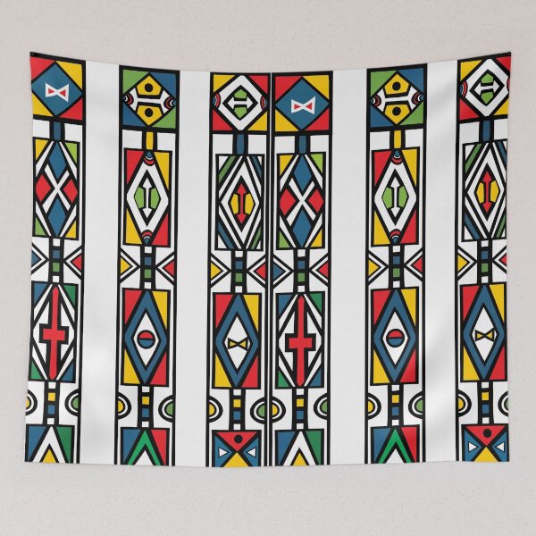 Item preview, Ndebele Fashion Tribal Pattern | Style Art for tribe in Southern Africa designed and sold by Agmari.