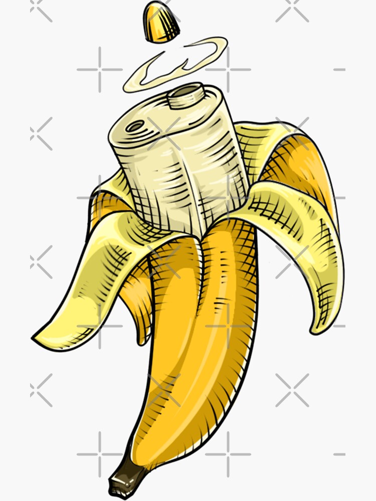 Banana fruit sketch Royalty Free Vector Image - VectorStock