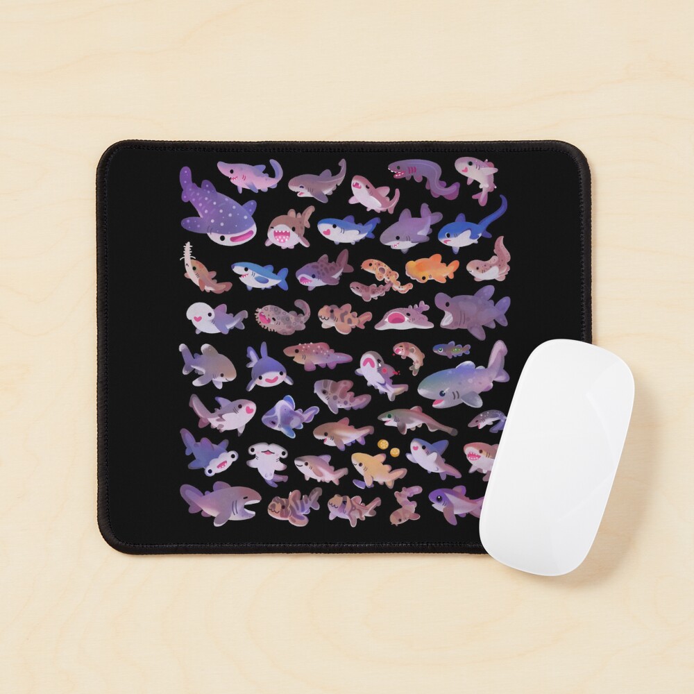 Shark day - combine Mouse Pad