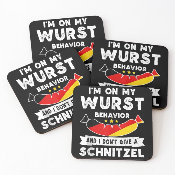 Item preview, I'm On My Wurst Behavior I Don't Give Schnitzel designed and sold by epplevida.