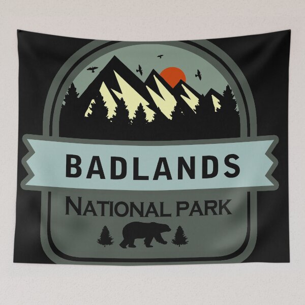 Item preview, Badlands national park designed and sold by Us-nature.