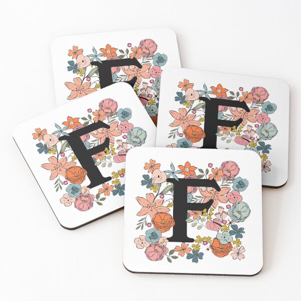 Item preview, F Illustrated Floral Letter designed and sold by gabrielleneil.