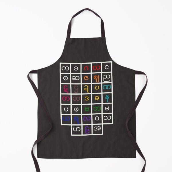 Item preview, Myanmar Alphabet Chart designed and sold by KoutYoe.
