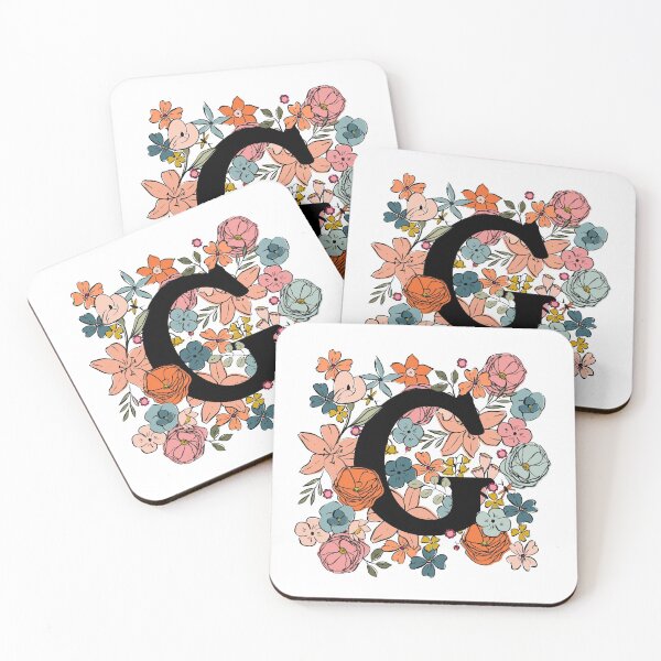 Item preview, G Illustrated Floral Letter designed and sold by gabrielleneil.