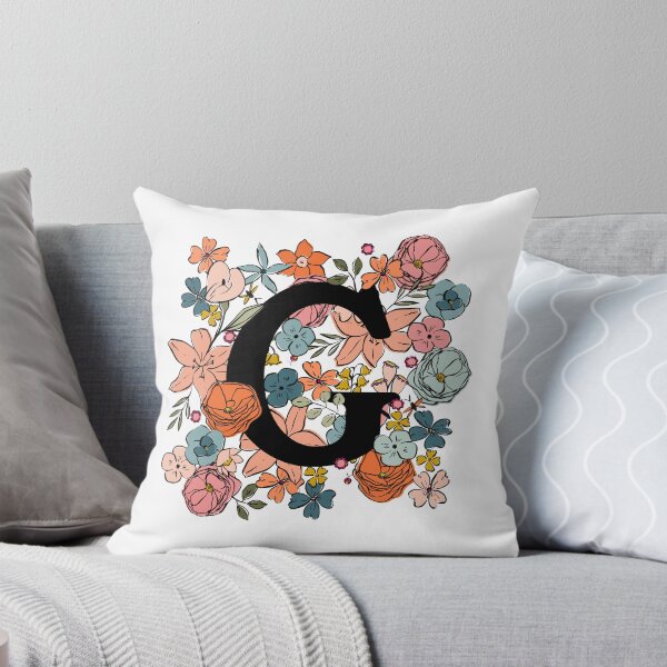 Item preview, G Illustrated Floral Letter designed and sold by gabrielleneil.