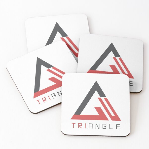 Item preview, Tri-angle | Red&Black, shapes, tri, white, yellow, 60s, advance advancing advanced, logo, beautiful, black and white line linear designed and sold by I'm  Redz.