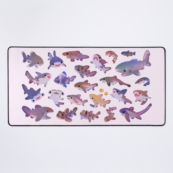 Item preview, Shark day2 - nom ou version lumineuse bg designed and sold by pikaole.