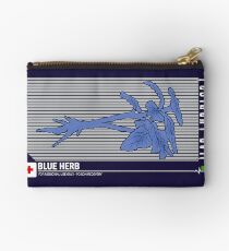 Resident Evil Blue Herb Zipper Pouch