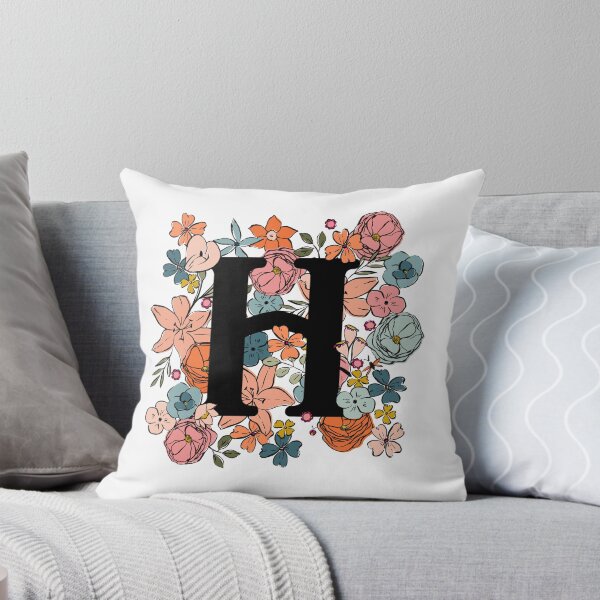 Item preview, H Illustrated Floral Letter designed and sold by gabrielleneil.
