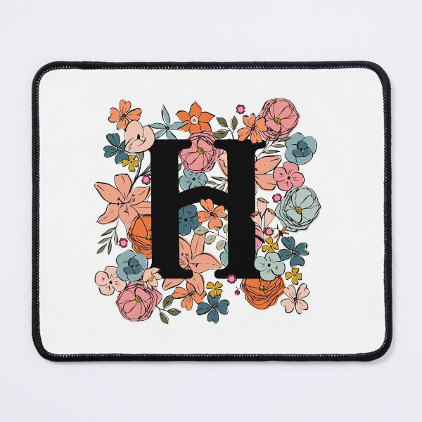 Item preview, H Illustrated Floral Letter designed and sold by gabrielleneil.