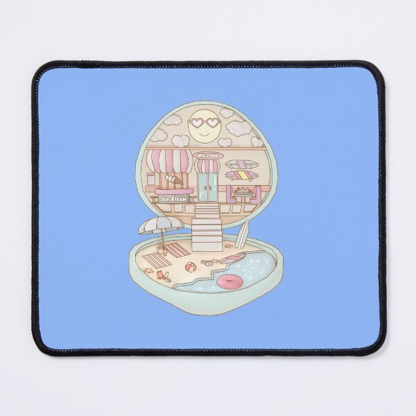 Item preview, Pastel Beach Pocket Diner House designed and sold by VelvepeachShop.