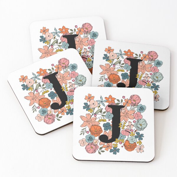 Item preview, J Illustrated Floral Letter designed and sold by gabrielleneil.