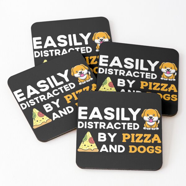 Item preview, Easily distracted by pizza and dogs,Food designed and sold by Dandesin.