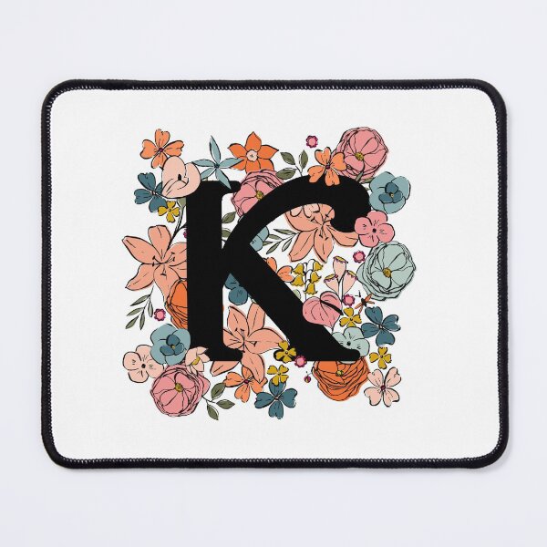 Item preview, K Illustrated Floral Letter designed and sold by gabrielleneil.