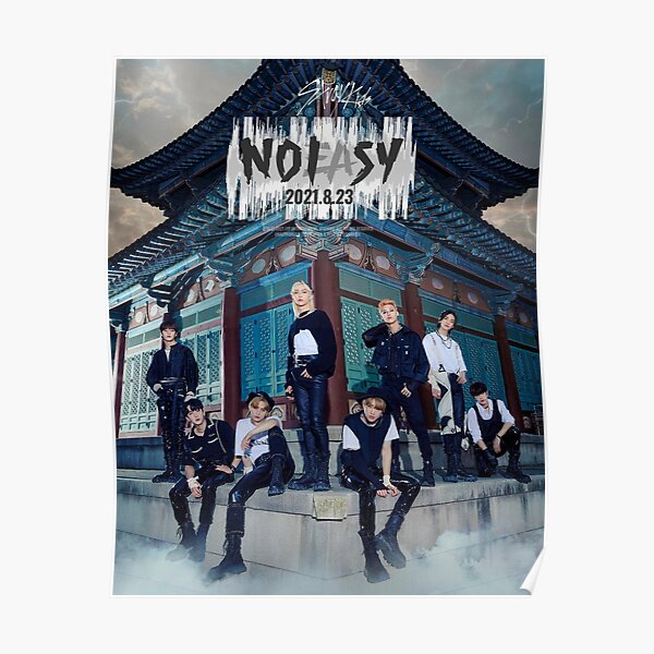 STRAY KIDS NOT EASY Poster
