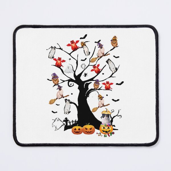 Item preview, Cat Halloween Tree Pumpkin Gift  designed and sold by lonzizzo.