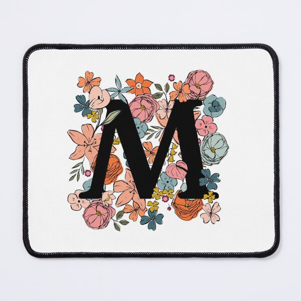 Item preview, M Illustrated Floral Letter designed and sold by gabrielleneil.