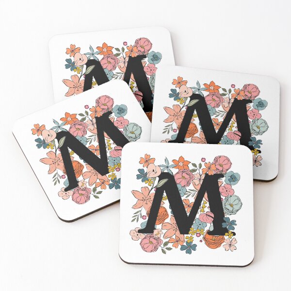 Item preview, M Illustrated Floral Letter designed and sold by gabrielleneil.