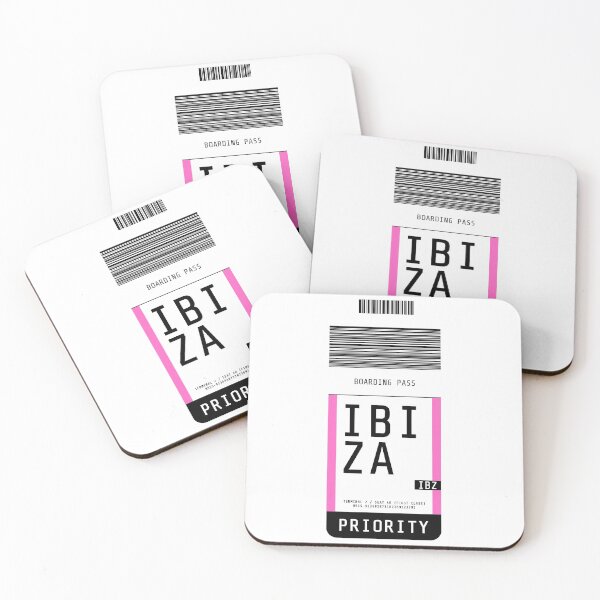 Artikelvorschau, Ibiza-Bordkarte IBZ (Pink) entworfen und verkauft von lukassfr.