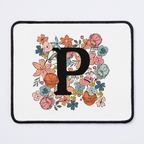 Item preview, P Illustrated Floral Letter designed and sold by gabrielleneil.