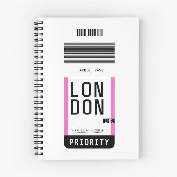 Item preview, London Boarding Pass LHR (Pink) designed and sold by lukassfr.
