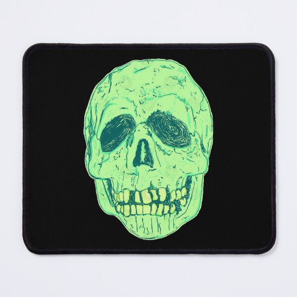 Item preview, Silver Shamrock Skull (Neon Green) designed and sold by GittlerKeily.