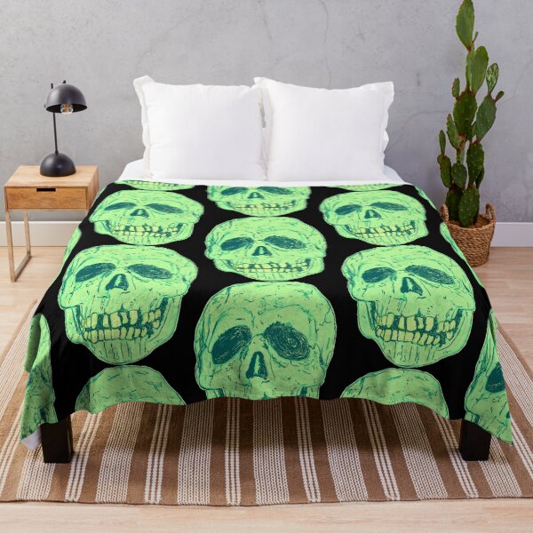 Item preview, Silver Shamrock Skull (Neon Green) designed and sold by GittlerKeily.