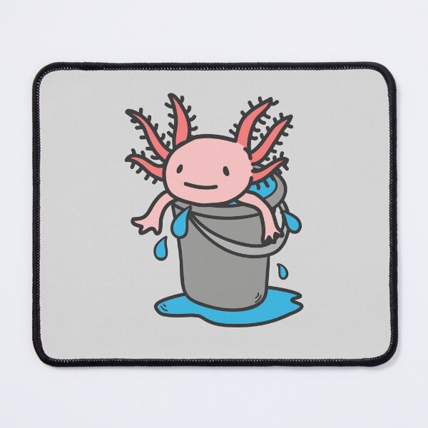 Artikelvorschau, Lustiges süßes entspannendes Axolotl in einem Eimer mexikanischer Salamander entworfen und verkauft von sunnyhou.