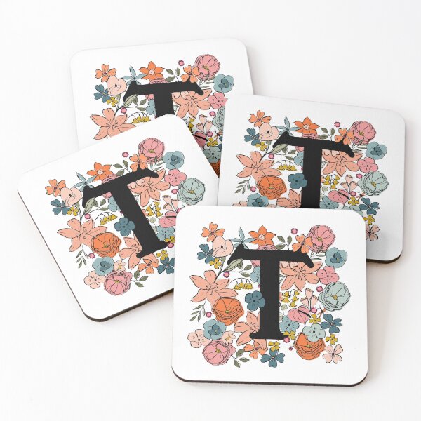 Item preview, T Illustrated Floral Letter designed and sold by gabrielleneil.