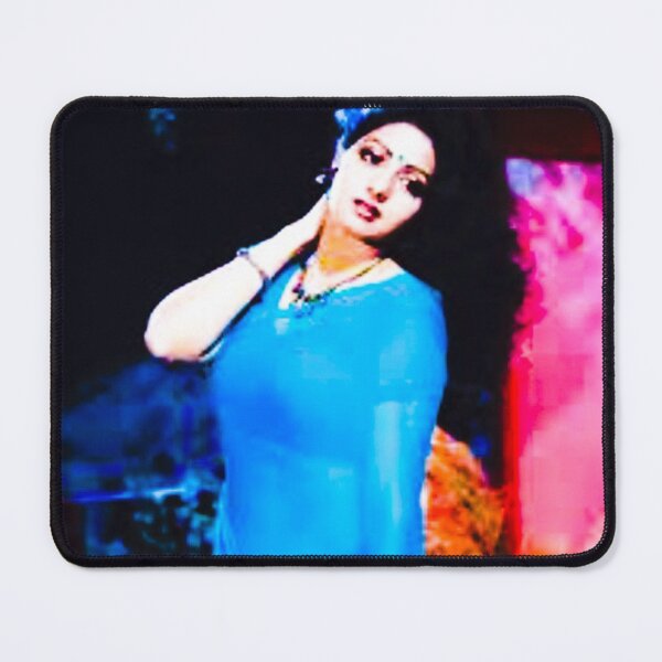 Item preview, SriDevi in blue sari designed and sold by Rritu.
