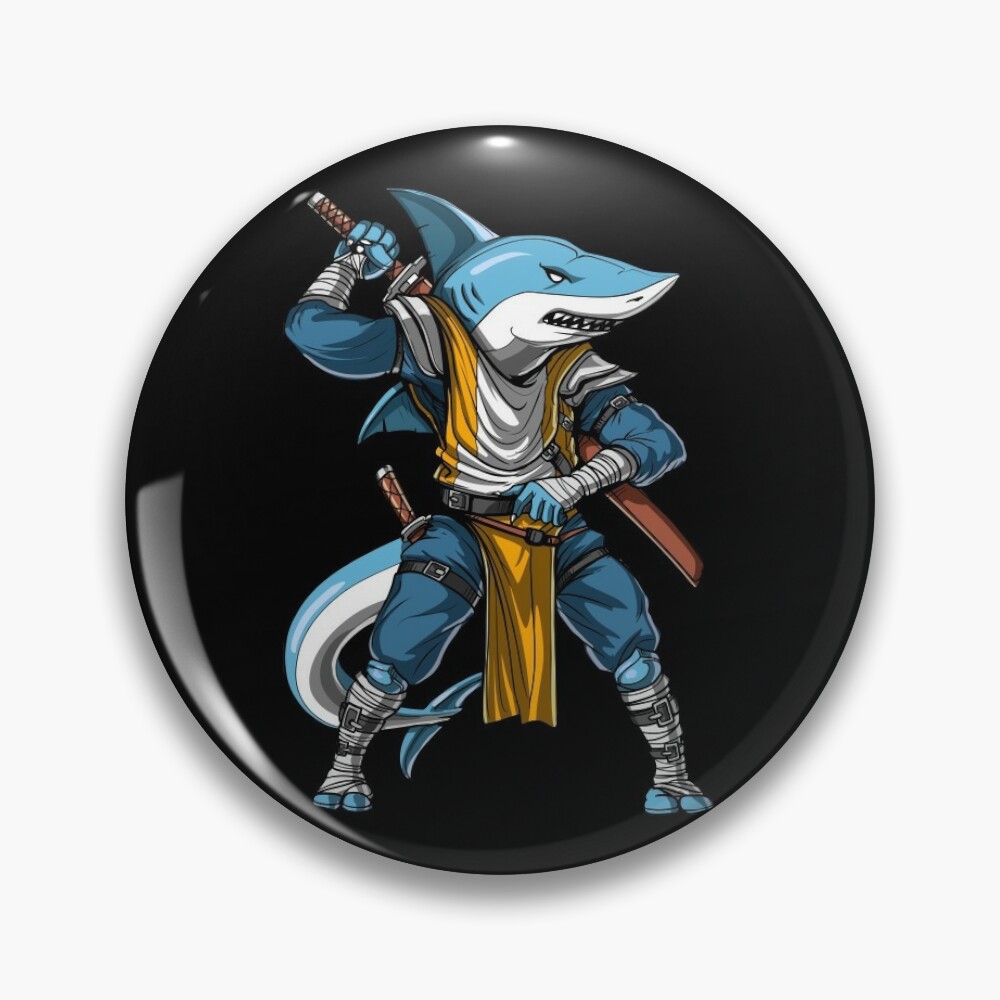 Ninja Shark Samurai - Shark Ninja - Pin