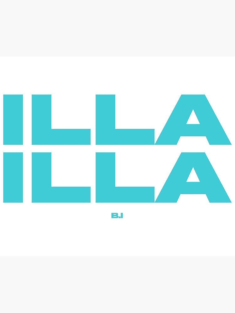 "B.I - Illa Illa V2" Poster For Sale By Anime-K | Redbubble