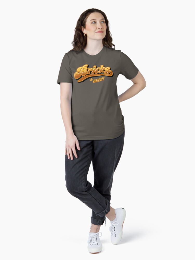 Thumbnail 4 of 7, Essential T-Shirt, Bricks & Beer designed and sold by futuristicvlad.