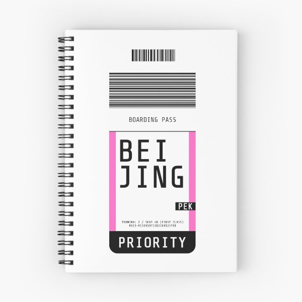 Item preview, Beijing Boarding Pass PEK (Pink) designed and sold by lukassfr.