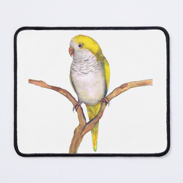 Item preview, Yellow quaker parrot watercolor designed and sold by Bwiselizzy.