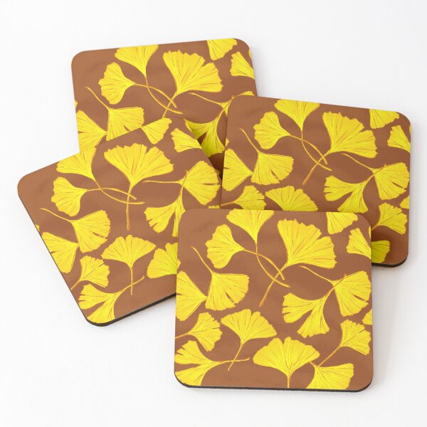 Item preview, Autumn Gingko Leaves Painting designed and sold by MaiZephyr.