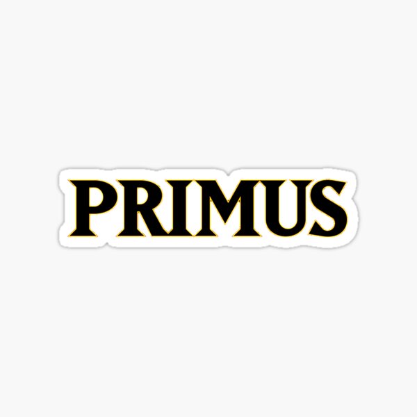 TEXT NAME PRIMUS Sticker