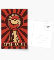 POKEMON PROPAGANDA: CATCH 'EM ALL Postcards