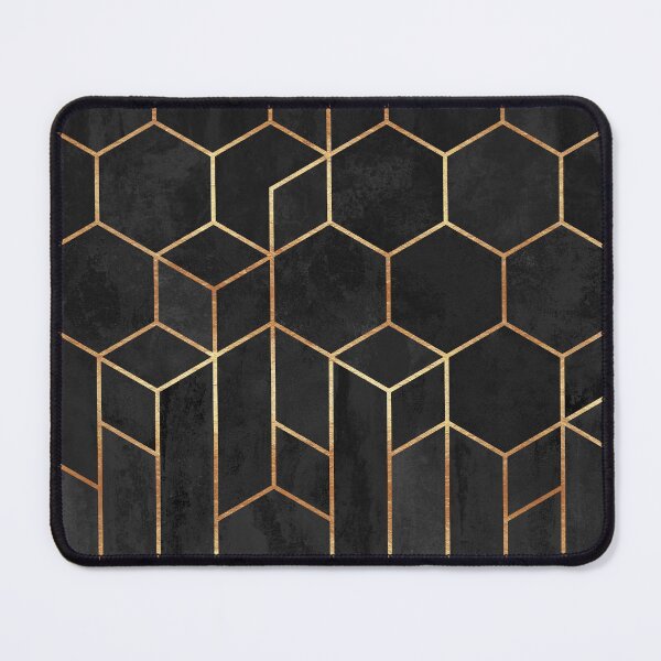 Item preview, Black Hexagons designed and sold by Elisabeth Fredriksson.