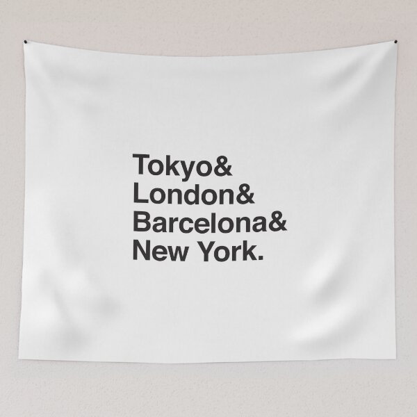 Item preview, TOKYO & LONDON & BARCELONA & NEW YORK. designed and sold by jazzydevil.