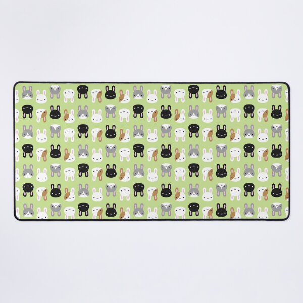 Kawaii Bunny Rabbits Desk Mat