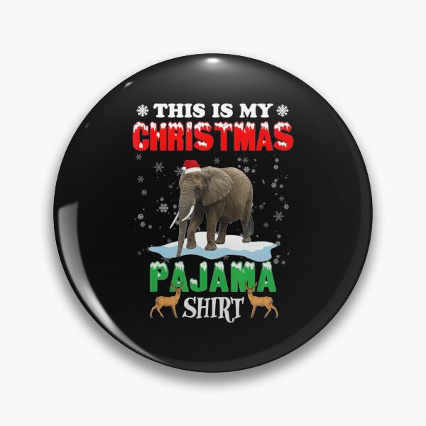 Item preview, This Is My Christmas Pajama Elephant Lover designed and sold by Nguyenhaithanh.