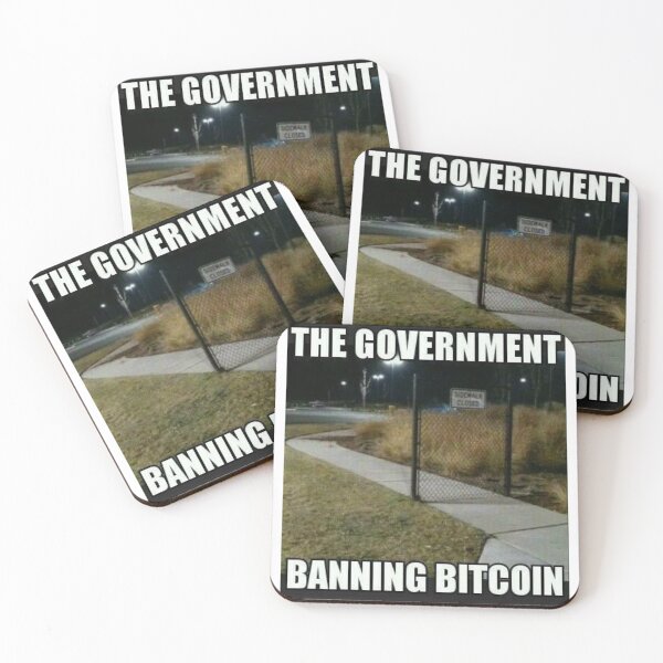 Item preview, The Government Banning Bitcoin designed and sold by Yield Farmer.